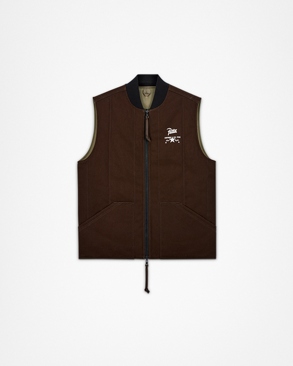 Converse x Patta Four-Leaf Clover Utility Reversible Padded Vest