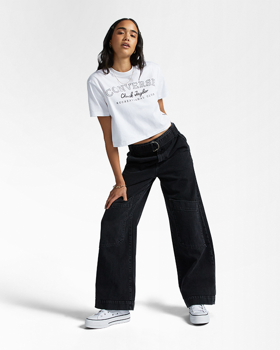 Retro Chuck Taylor Cropped T-Shirt | CONVERSE SOUTH AFRICA