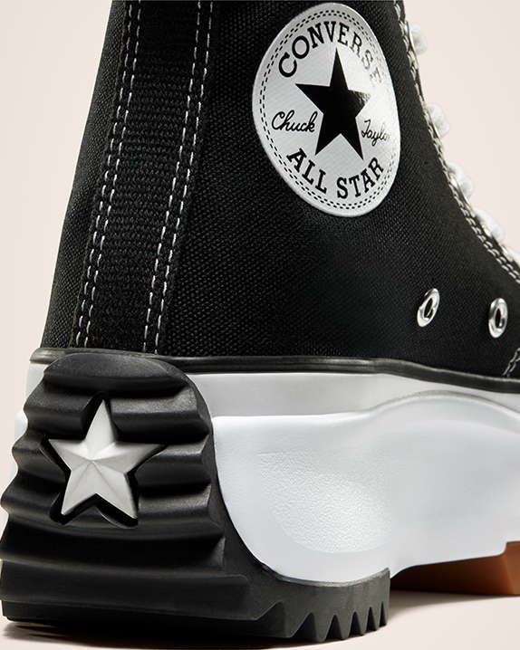 all black converse run star hike