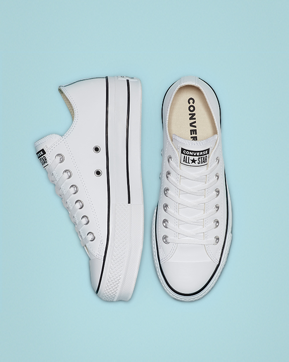 chuck taylor all star leather low top white