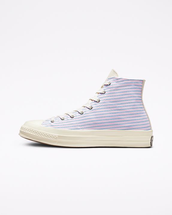 Converse chuck 7 stripe chambray high top shop