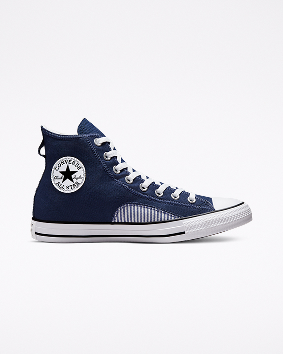 Converse Unisex Chuck Taylor All Star Hickory Stripe High Top ...