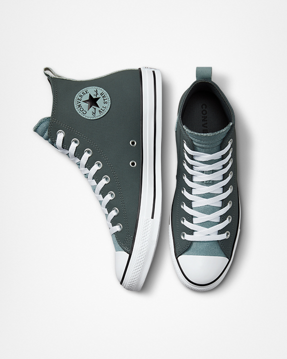 Shop Chuck Taylor All Star Tec-Tuff Utility Grey High Tops | CONVERSE ...