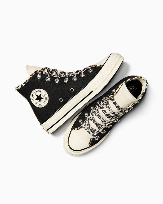 Converse chuck 70 on sale plimsolls in cheetah print