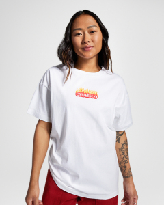 Flaming Logo Oversized T-Shirt